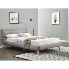 Кровать Halmar ELANDA (светло-серый) 140/200