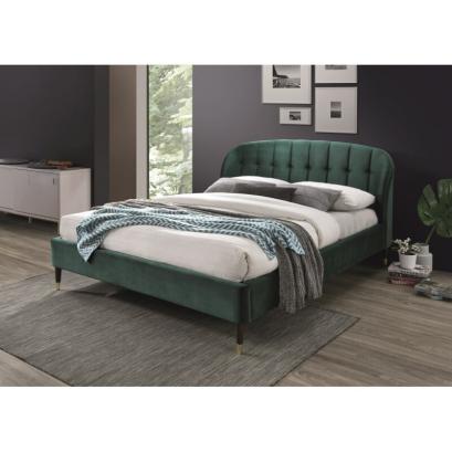 Кровать Signal LIGURIA Velvet (зеленый) 160/200