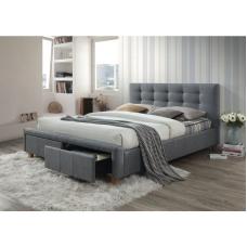 Кровать Signal ASCOT (серый) 160/200