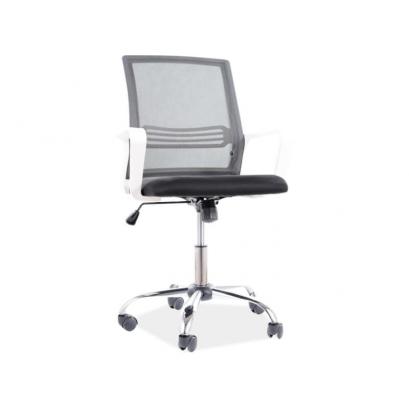 Кресло компьютерное SIGNAL Q-844 (черный/белый)